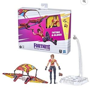 Hasbro Fortnite Victory Royale Series TNTina glider Collectible Action F…